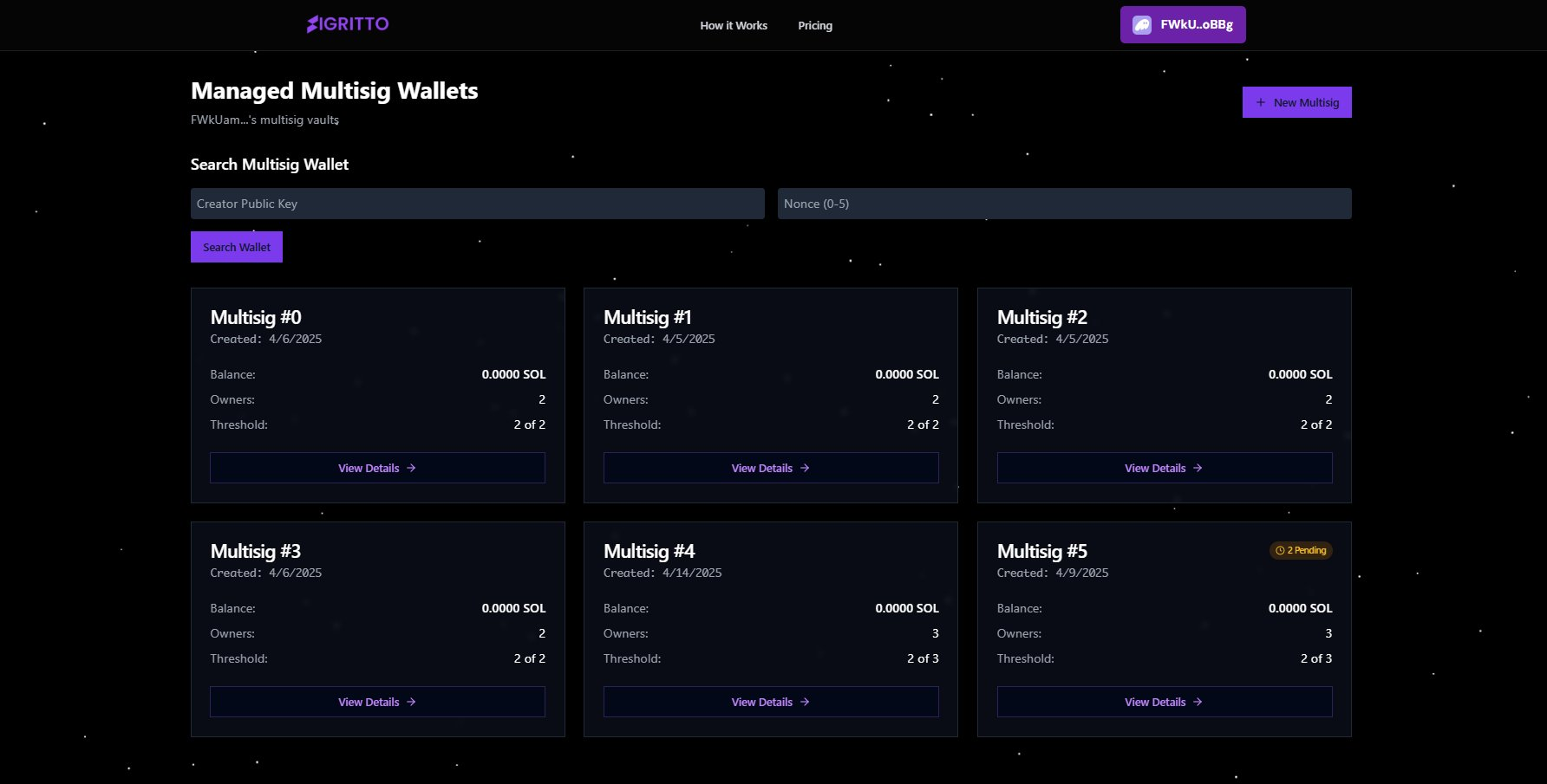 Sigritto Multisignatory Wallet image 4