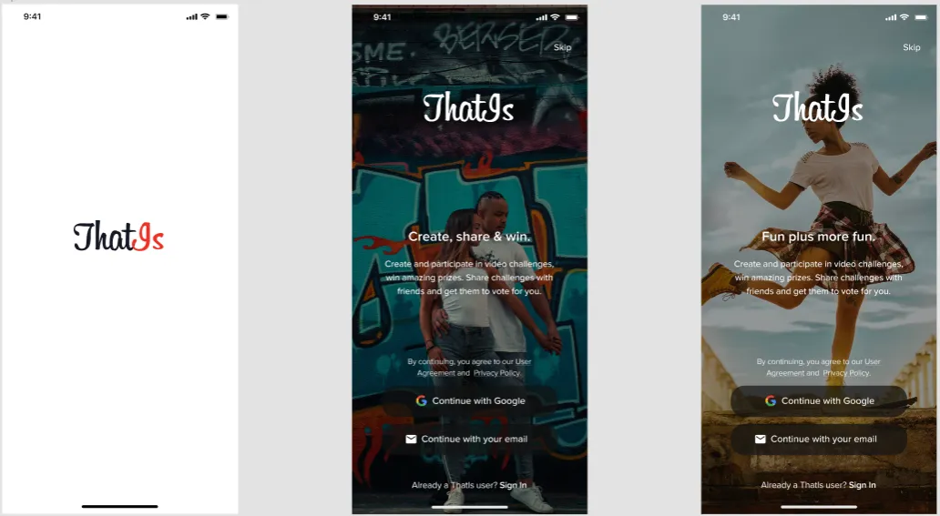 ThatIs Mobile Application